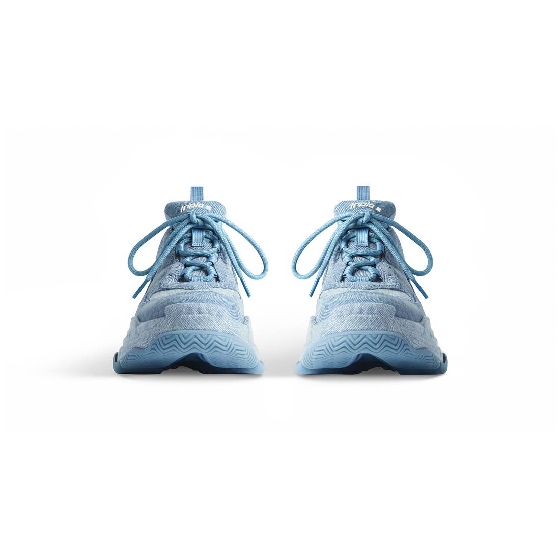 Women’s Triple S Sneaker Denim  in Blue - Image 3